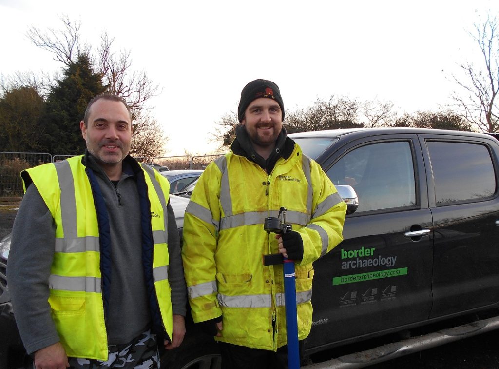 Border Archaeology welcomes new staff Craig and Michael