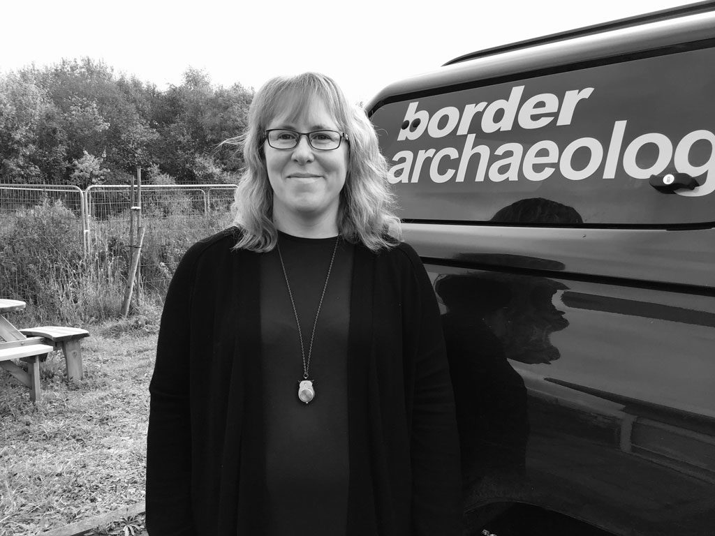 Kim Doolan, Post Excavation and Archiving Manager.