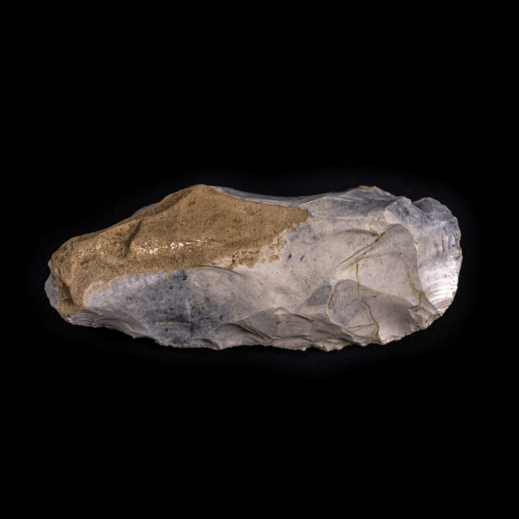 Mesolithic flint tranchet adze