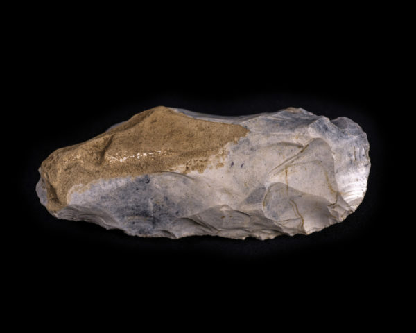 Mesolithic flint tranchet adze