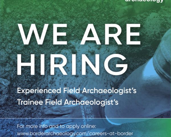 We are hiring Archaeologists