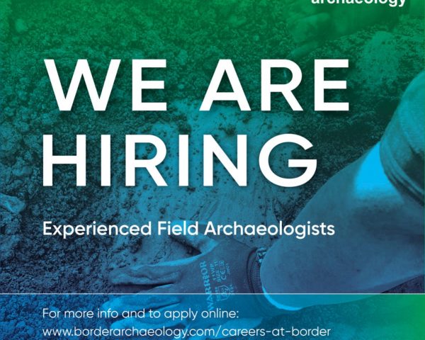 We are hiring Archaeologists