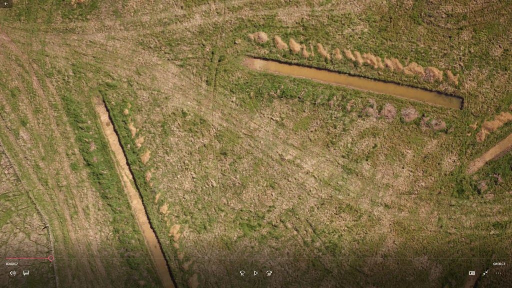 trial trenching, UAV photography