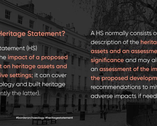 what is a heritage statement