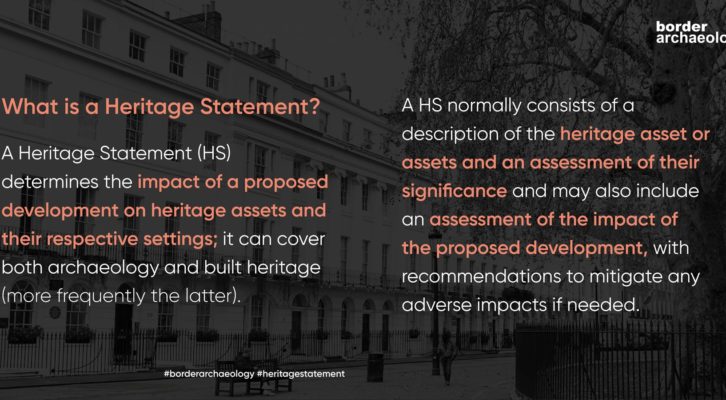 what is a heritage statement