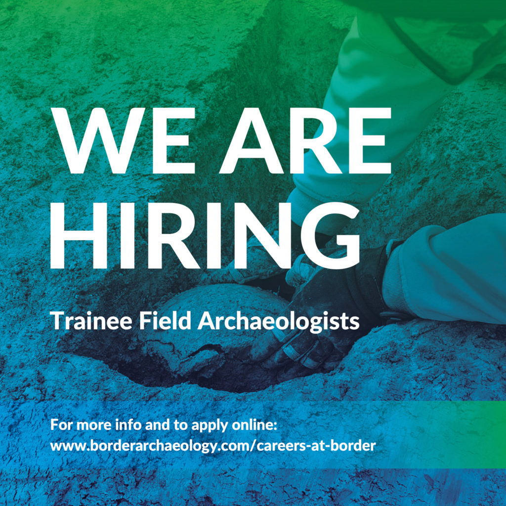 We are Hiring Trainee Field Archaeologists