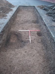 Herefordshire Hereford Football club Possible Neolithic pit