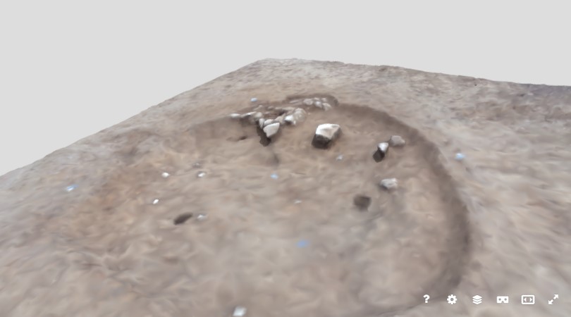 Photogrammetry, Grubenhaus 3D