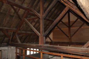 Photo 3: roof trusses within the west wing