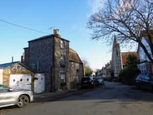 View looking ESE within the Conservation Area of Reading Street