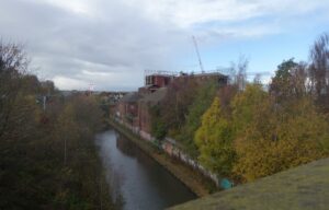 Photo 1 Looking WNW from Spon Bridge along Telford's New Main Line Canal